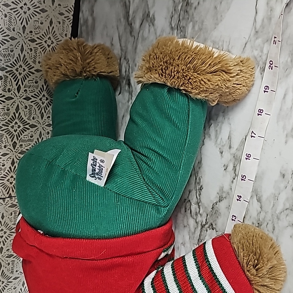 NWT Snowflake Teddy Christmas 2021 Santa Hat soft plush stuffed collector's 20" - Picture 12 of 12